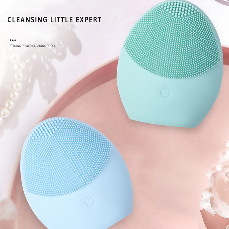 LAIKOU Silicone Face Cleansing Brush Electric Face Cleanser Electric Facial Cleanser Cleansing Skin Deep Washing Massage Brush