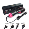 One-Step Hair Dryer & Volumizer Hot Air Brush Hot Air Curling/Electric Beard Hair Brush Straightener Tangle Comb Iron Hair Care