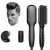 One-Step Hair Dryer & Volumizer Hot Air Brush Hot Air Curling/Electric Beard Hair Brush Straightener Tangle Comb Iron Hair Care